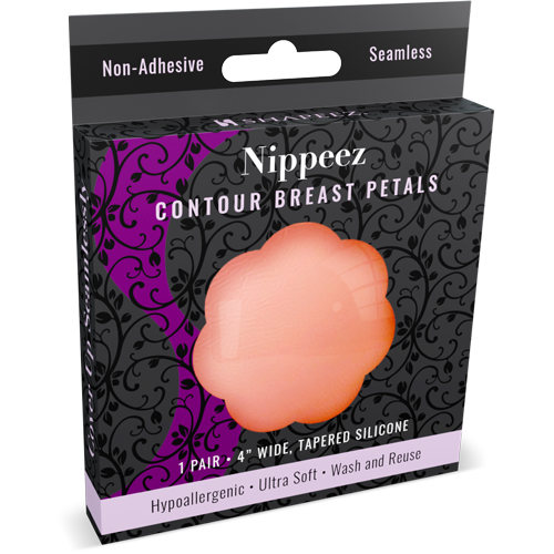 Adhesive Petal-shaped Nipple Covers. Conceals nipples while