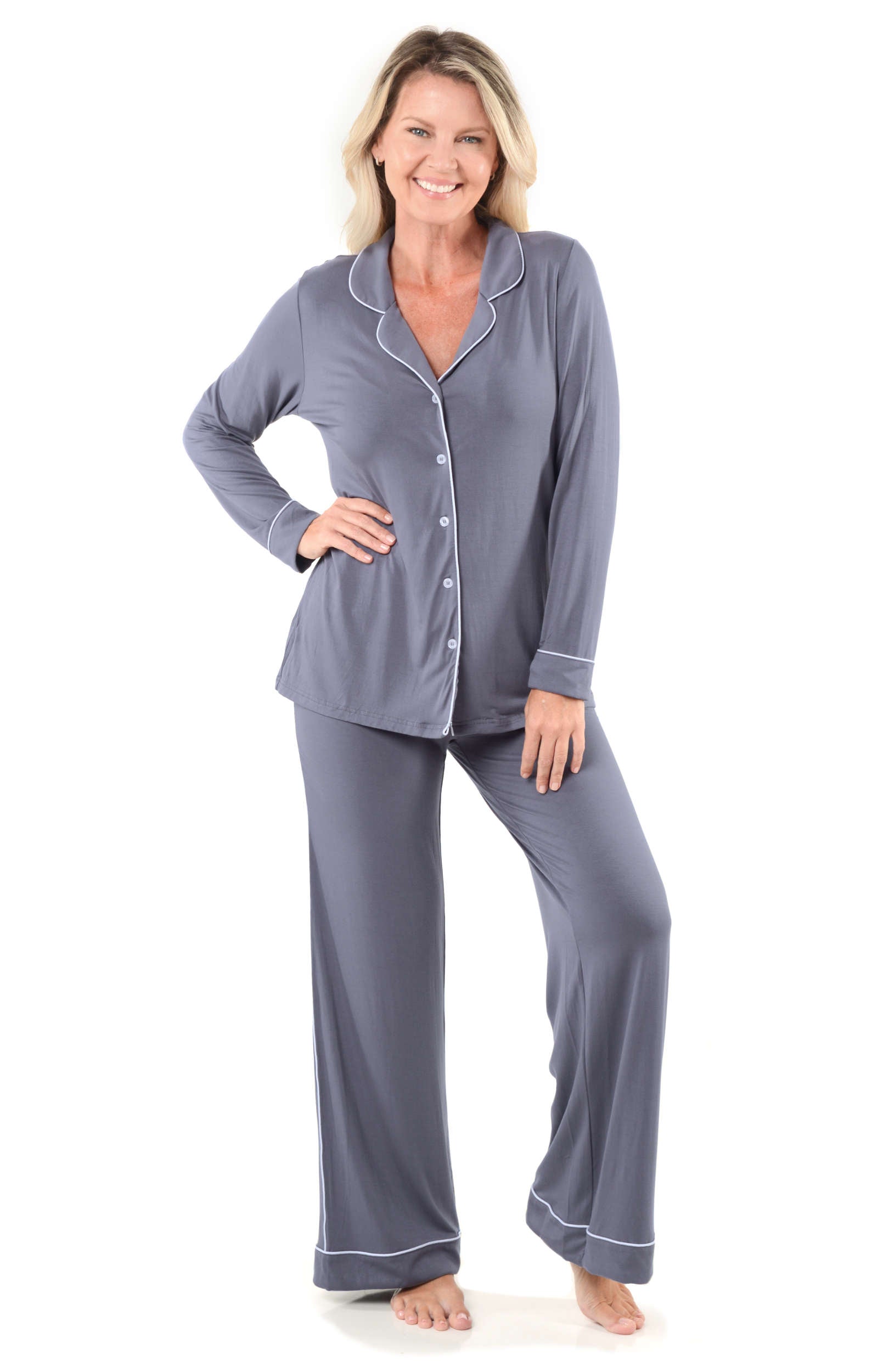 Z Supply Softest Modal Pajama Set in Gray