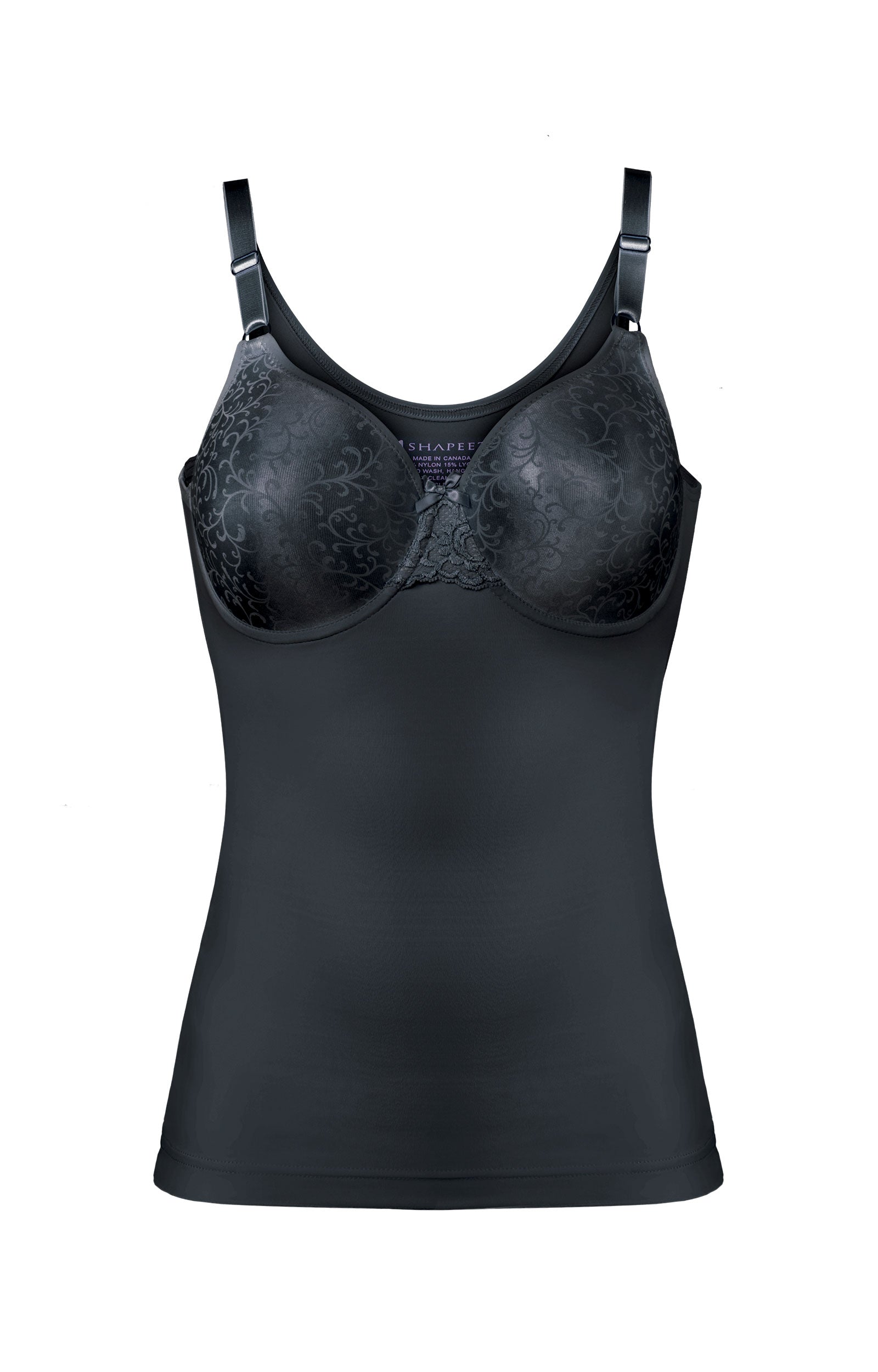 The Original Tankee Short Back-Smoothing Ultra Comfortable Tee-Shirt Bra  Virtually Invisible Under Knit Tops - Shapeez - Theme Dev