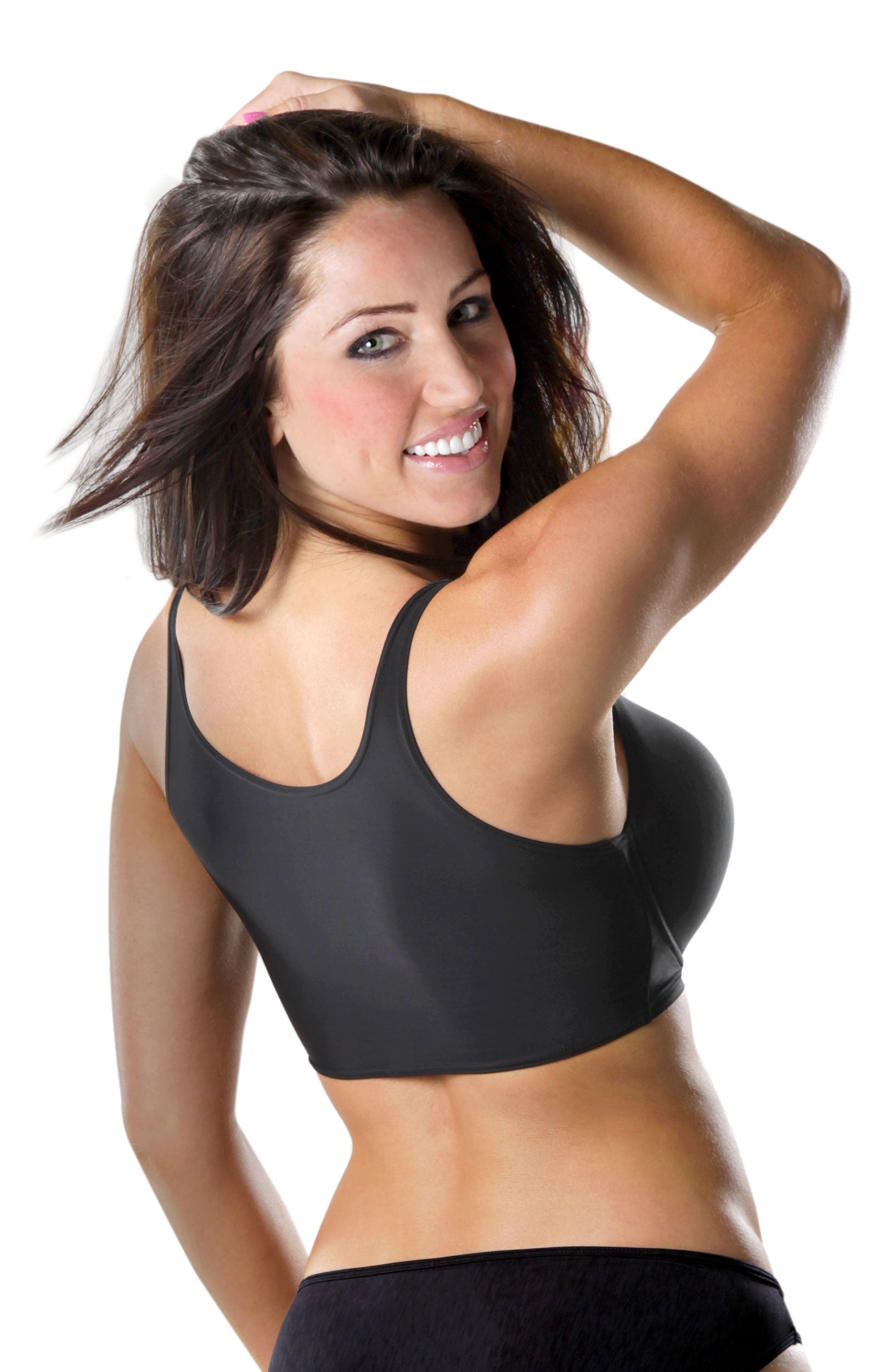 The Original Tankee Short Back-Smoothing Ultra Comfortable Tee-Shirt Bra  Virtually Invisible Under Knit Tops - Shapeez Canada