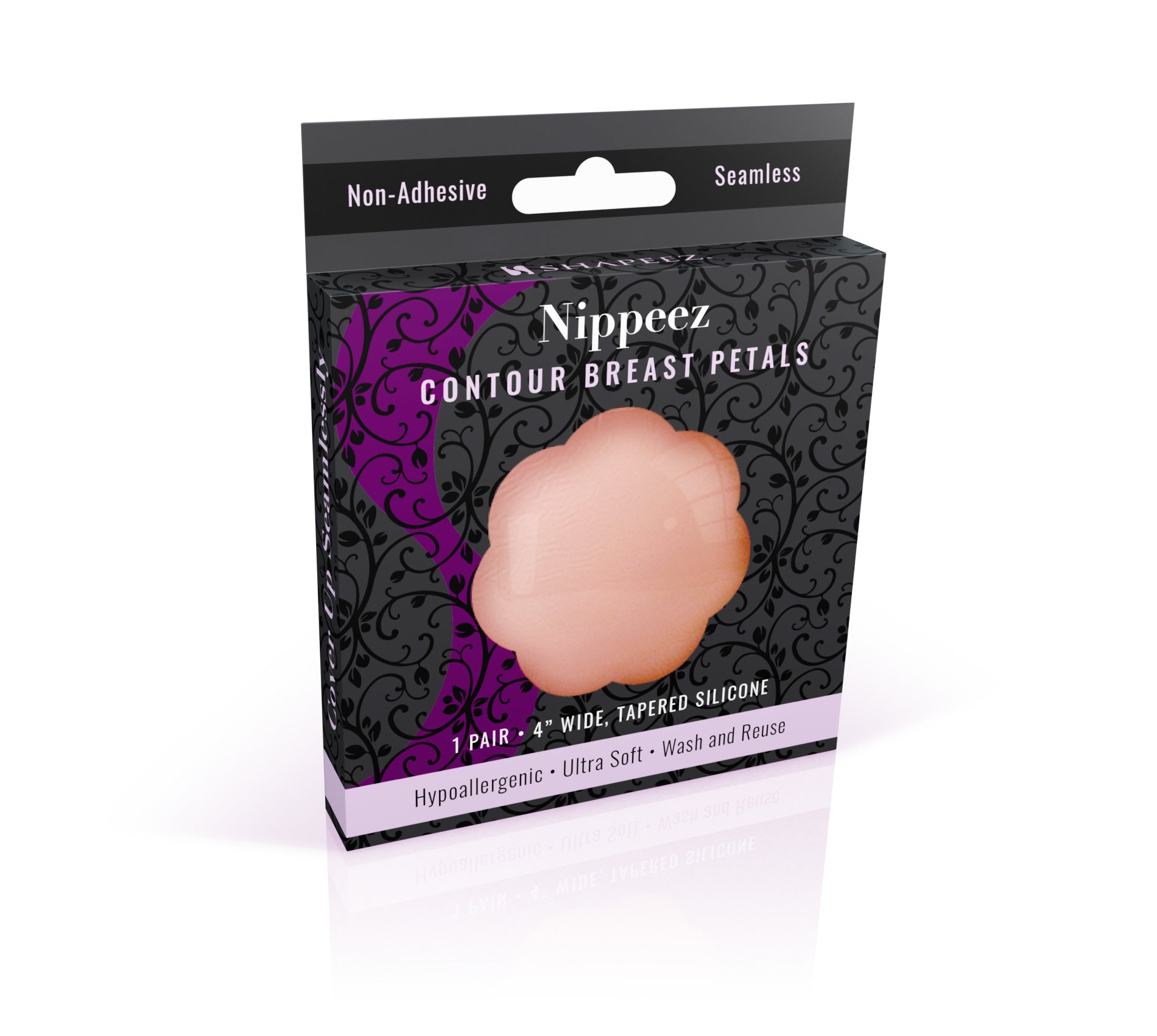 Non-adhesive Petal-shaped Nipple Covers. Conceals nipples while shaping  seamlessly to the contours of your breast. - Shapeez Canada
